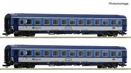 Roco 6200157 - H0 - 2-tlg. Set Eurofima-Wagen, ČD, Ep. VI